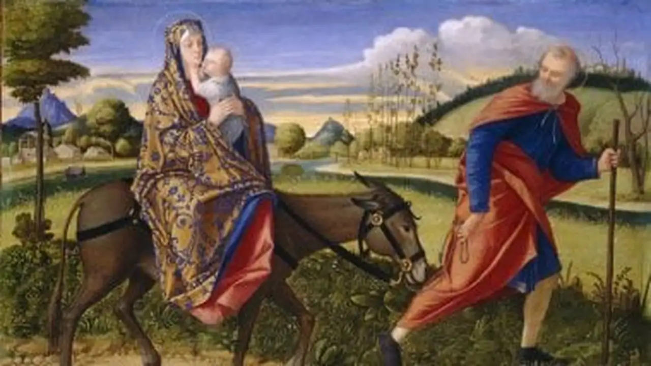 رحلة العائلة المقدسة من بطش هيرودس إلى ملاذ آمن بأرض مصر المباركة